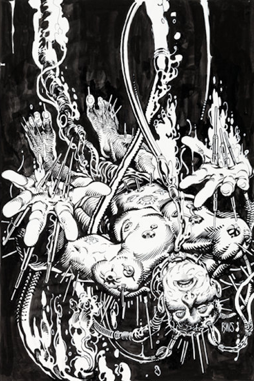 Deadpool #57 Cover Art by Barry Windsor Smith sold for $5,500. Click here to get your original art appraised.