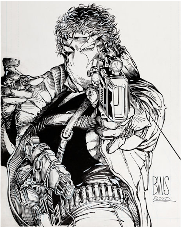 Grifter #1 Cover Art by Barry Windsor Smith sold for $5,260. Click here to get your original art appraised.