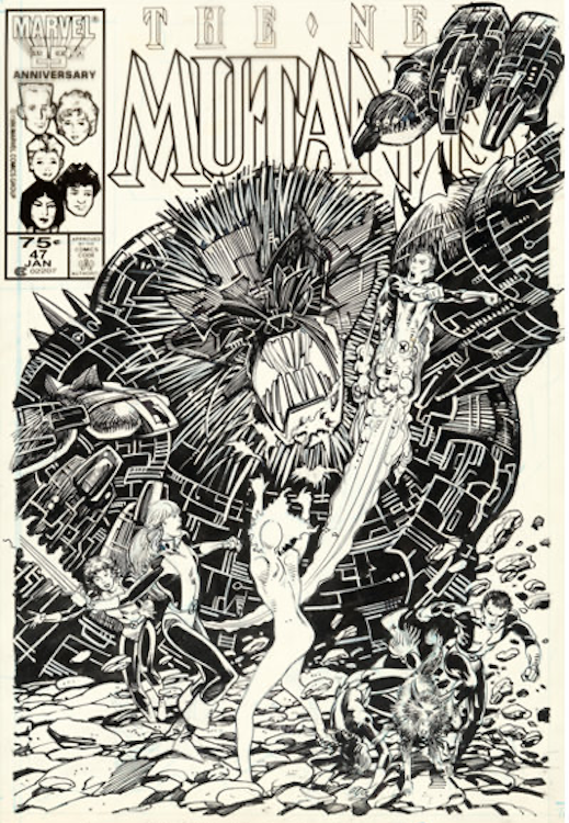 New Mutants #47 Cover Art by Barry Windsor Smith sold for $28,800. Click here to get your original art appraised.