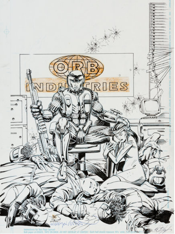 X-O Manowar #2 Cover Art by Barry Windsor Smith sold for $7,170. Click here to get your original art appraised.