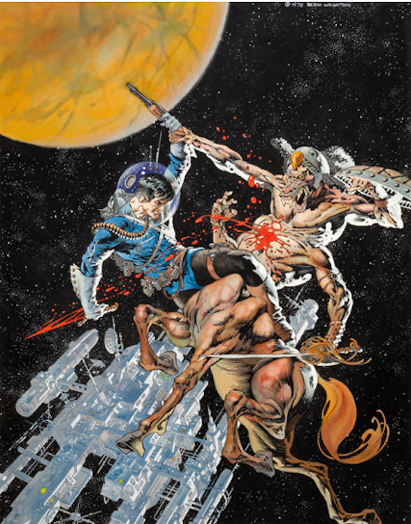 Apparitions 'Free Fall' Painting by Bernie Wrightson sold for $28,680. Click here to get your original art appraised.