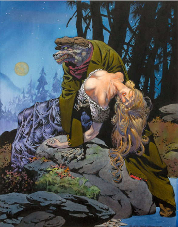 Apparitions 'Night's End' Painting by Bernie Wrightson sold for $26,290. Click here to get your original art appraised.