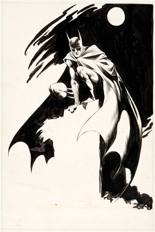 Batman Illustration by Bernie Wrightson sold for $17,400. Click here to get your original art appraised.