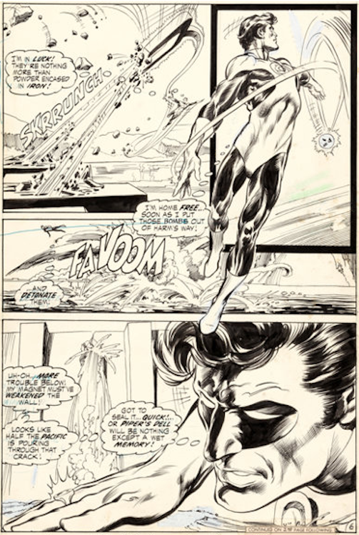 Green Lantern #84 Page 6 by Bernie Wrightson sold for $31,070. Click here to get your original art appraised.