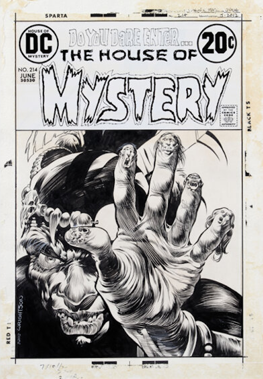 House of Mystery #214 Cover Art by Bernie Wrightson sold for $33,000. Click here to get your original art appraised.