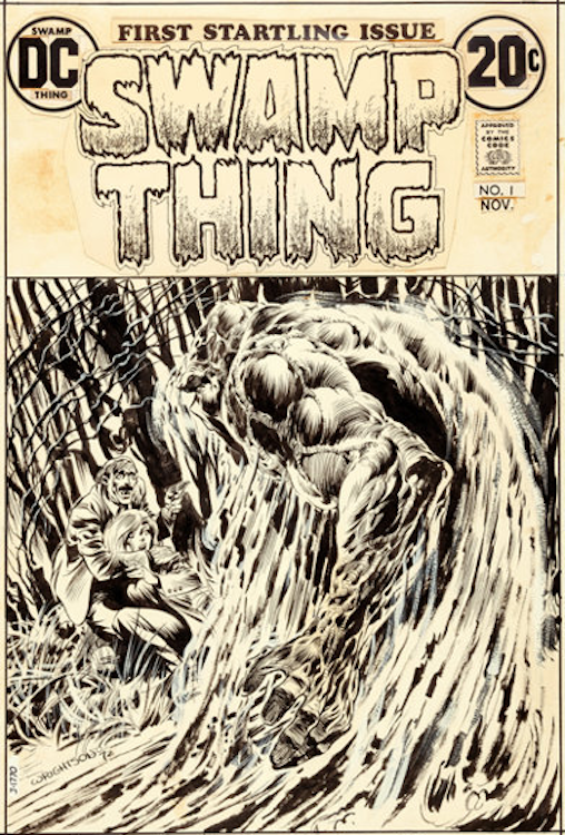 Swamp Thing #1 Cover Art by Bernie Wrightson sold for $191,200. Click here to get your original art appraised.