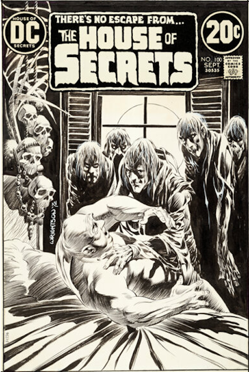 The House of Secrets #100 Cover Art by Bernie Wrightson sold for $84,000. Click here to get your original art appraised.