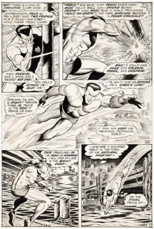 The Sub-Mariner #50 Page 2 by Bill Everett sold for $9,000. Click here to get your original art appraised.