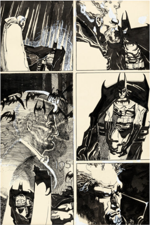 Batman #400 Page 18 by Bill Sienkiewicz sold for $13,200. Click here to get your original art appraised.