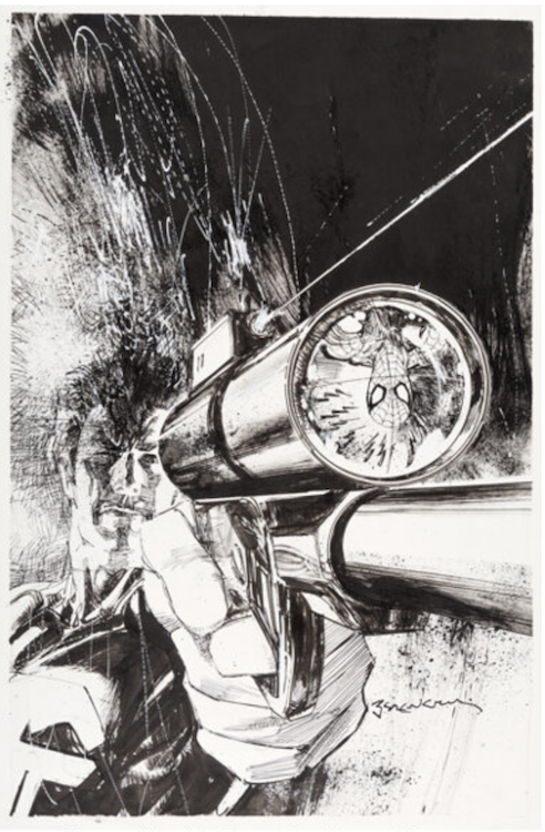 Ultimate Marvel Team-Up #6 Cover Art by Bill Sienkiewicz sold for $28,800. Click here to get your original art appraised.