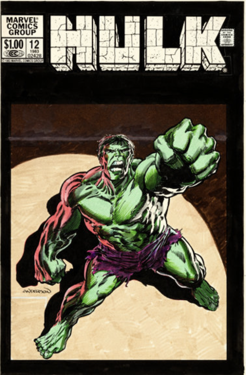 The Incredible Hulk Annual #12 Cover Art by Brent Anderson sold for $4,560. Click here to get your original art appraised.