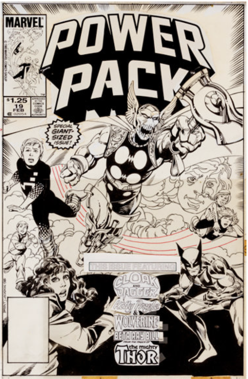 Power Pack #19 Cover Art by Brent Anderson sold for $3,465. Click here to get your original art appraised.