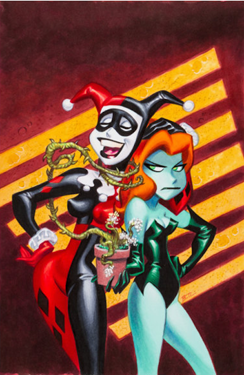 Batman: Harley & Ivy #1 Cover Art by Bruce Timm sold for $10,460. Click here to get your original art appraised.