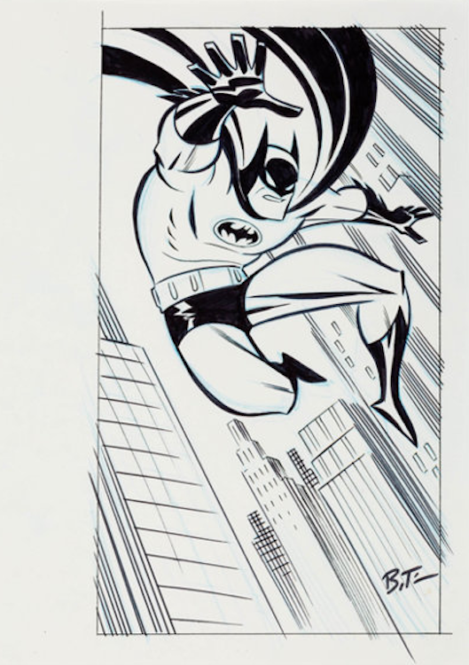 Batman Illustration by Bruce Timm sold for $2,040. Click here to get your original art appraised.