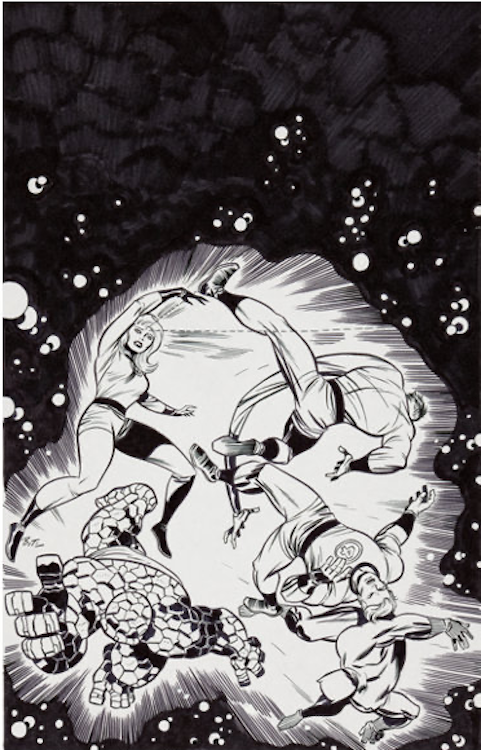 'Fantastic Four' World'S Greatest Comic Magazine #7 Cover Art by Bruce Timm sold for $1,490. Click here to get your original art appraised.
