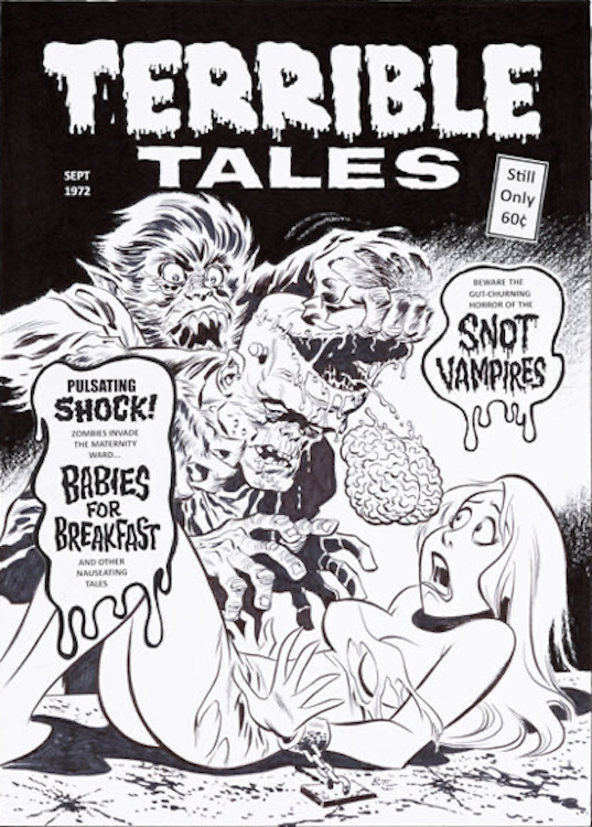 Monster & Dames Illustration by Bruce Timm sold for $4,320. Click here to get your original art appraised.