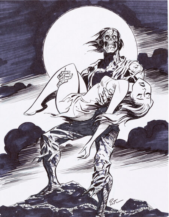 Naughty Simon Garth Specialty Zombie Illustration by Bruce Timm sold for $1,140. Click here to get your original art appraised.