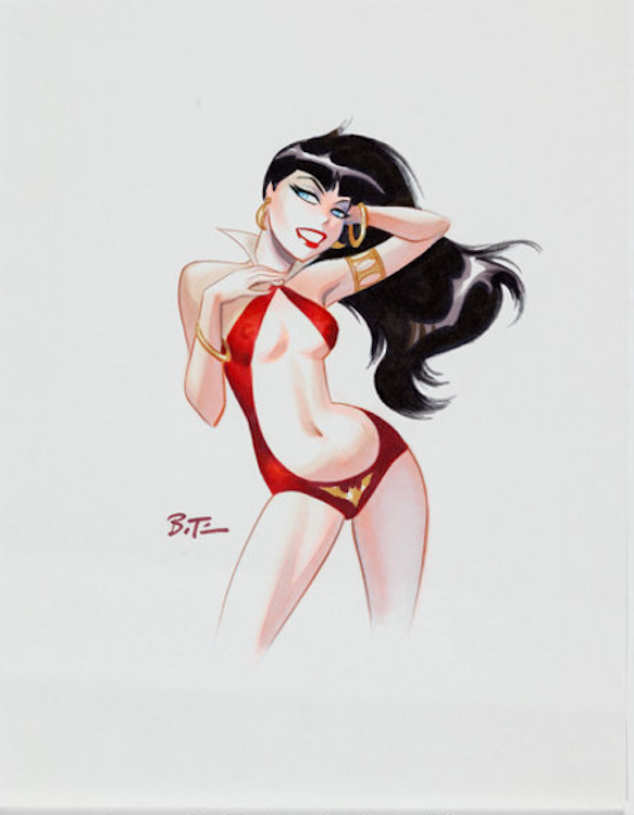 Vampirella Illustration by Bruce Timm sold for $1,430. Click here to get your original art appraised.
