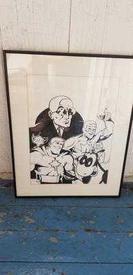 Canadian Comics Cavalcade Original Cover Art