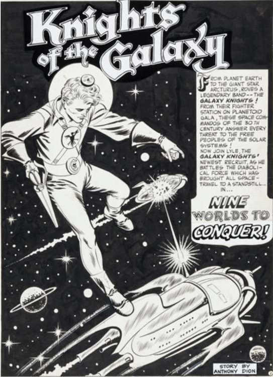 Mystery in Space Complete 10-Page Story by Carmine Infantino sold for $29,875. Click here to get your original art appraised.