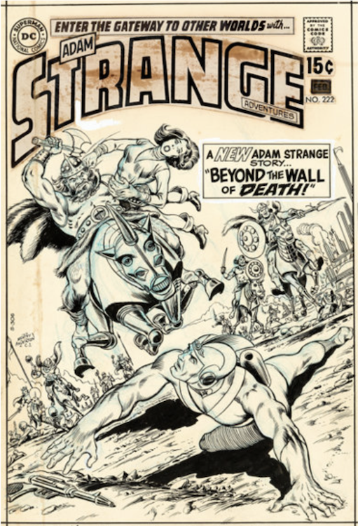 Strange Adventures #222 Cover Art by Carmine Infantino sold for $10,800. Click here to get your original art appraised.