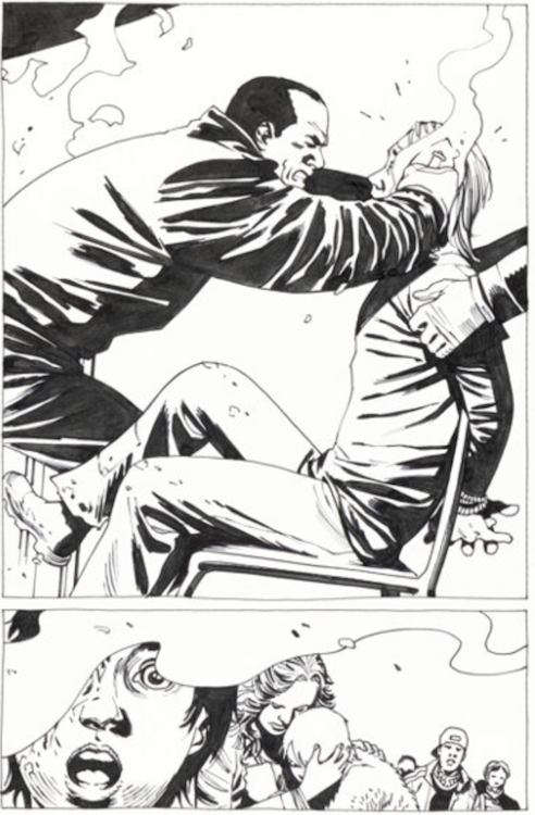 The Walking Dead #105 Page 20 by Charlie Adlard sold for $2,160. Click here to get your original art appraised.