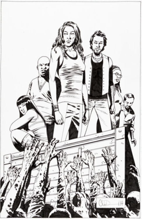 The Walking Dead #127 Unpublished Cover Art by Charlie Adlard sold for $1,800. Click here to get your original art appraised.