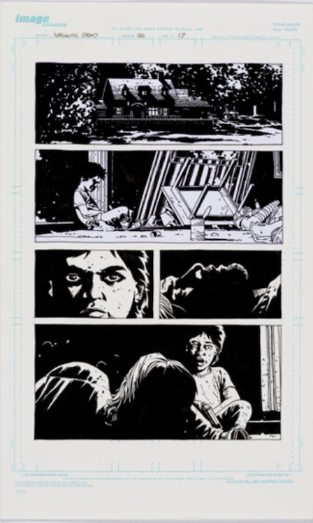 The Walking Dead #50 Page 17 by Charlie Adlard sold for $660. Click here to get your original art appraised.