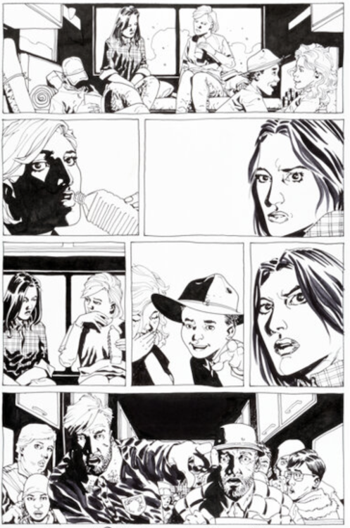 The Walking Dead #8 Page 7 by Charlie Adlard sold for $7,720. Click here to get your original art appraised.