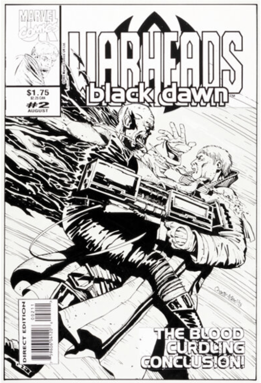 Warheads Black Dawn #2 Cover Art by Charlie Adlard sold for $660. Click here to get your original art appraised.
