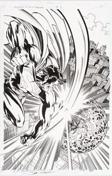 Unpublished Legends of the DCU: Part 1 Page 17 by Chris Marrinan sold for $300. Click here to get your original art appraised.