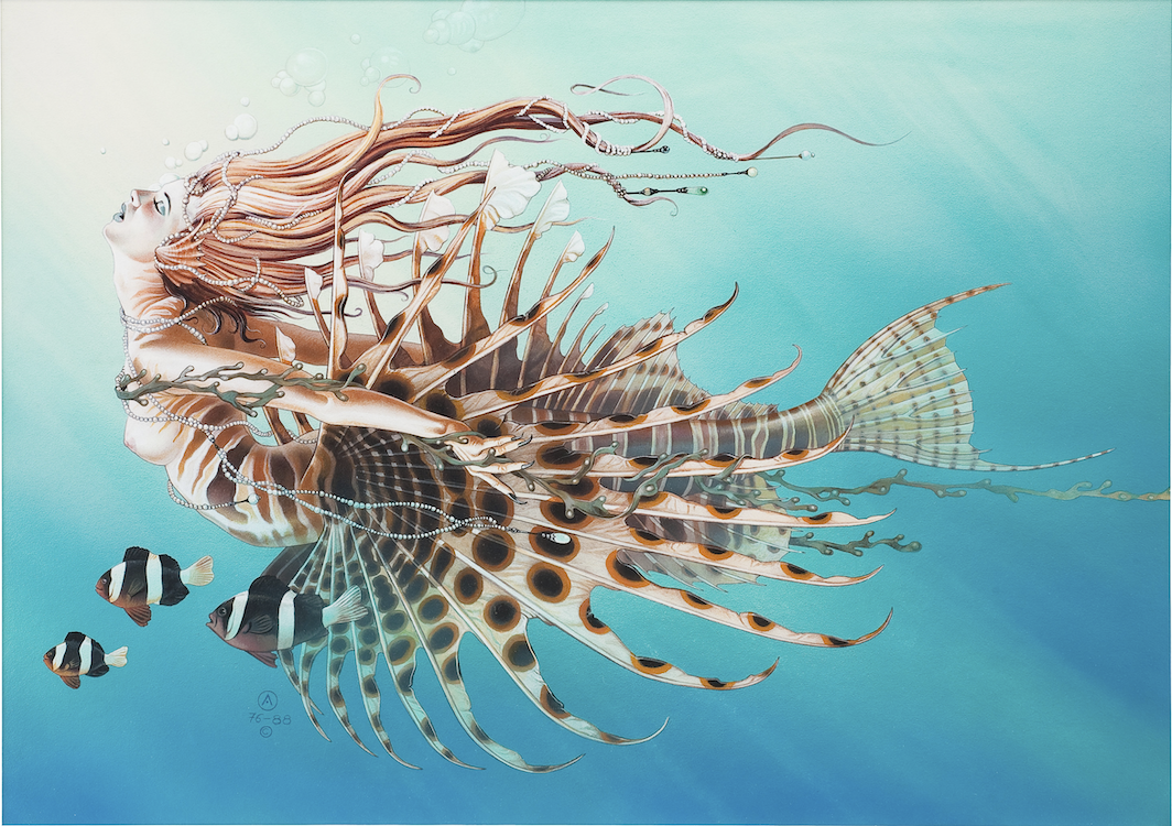 Exotic Mermaid Painting by Chris Achilleos sold for $2,270. Click here to get your original art appraised.