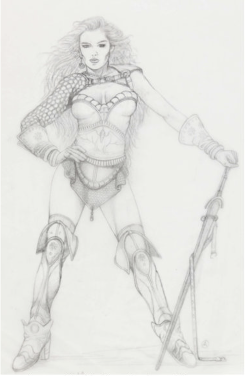 Heavy Metal Preliminary Sketch by Chris Achilleos sold for $380. Click here to get your original art appraised.