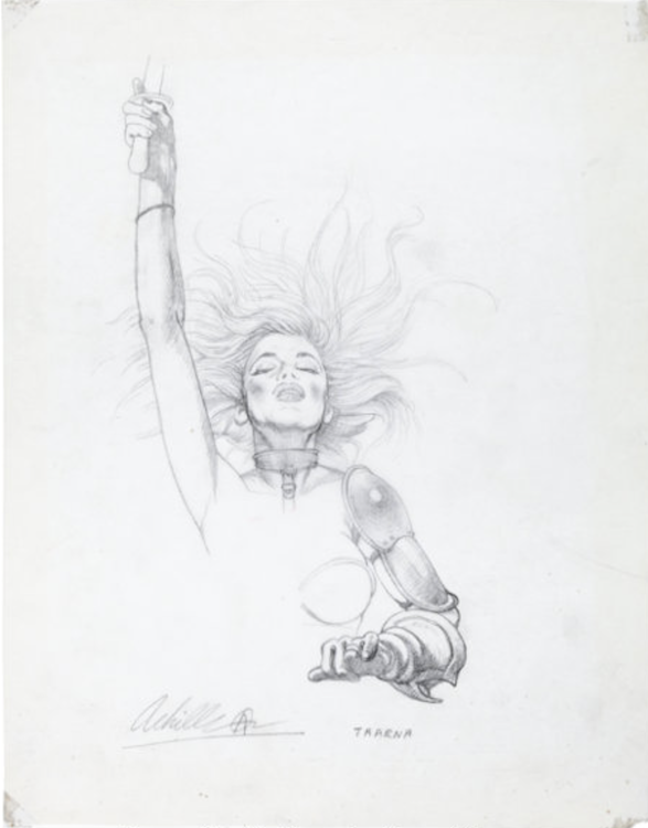 Heavy Metal Preliminary Sketch by Chris Achilleos sold for $410. Click here rot get your original art appraised.