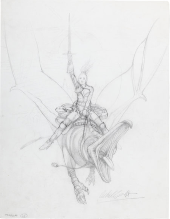 Heavy Metal Preliminary Sketch by Chris Achilleos sold for $480. Click here to get your original art appraised.