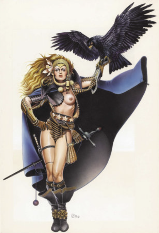 The Mercenary Painting by Chris Achilleos sold for $3,350. Click here to get your original art appraised.