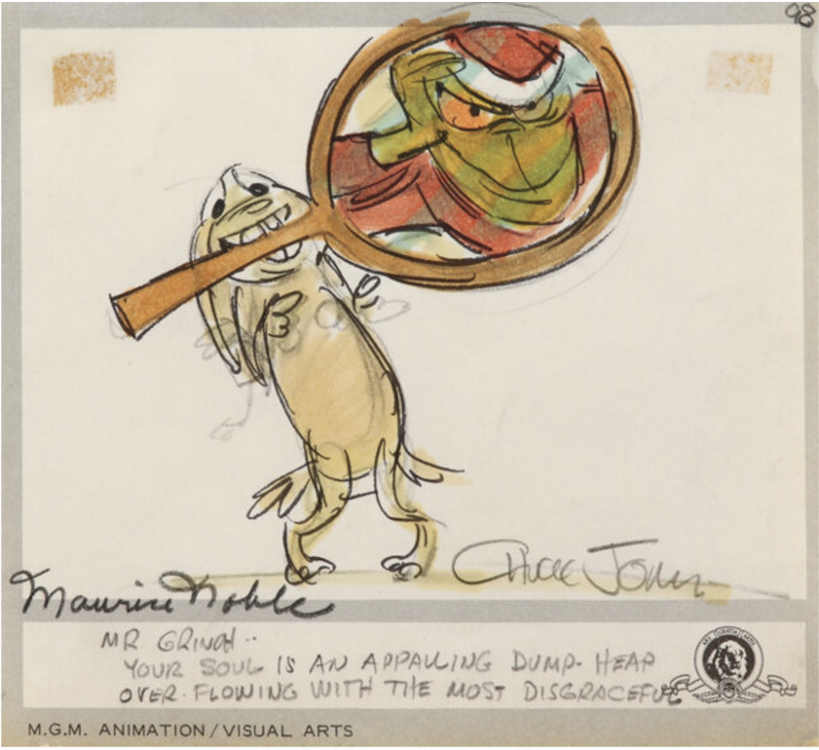The Grinch and Max Storyboard Illustration by Chuck Jones sold for $5,100. Click here to get your original art appraised.
