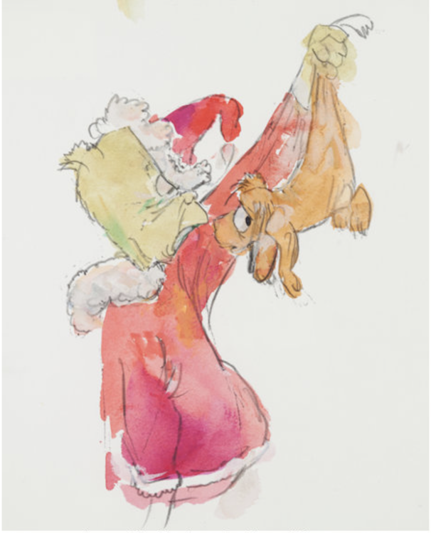 The Grinch and Max Painting by Chuck Jones sold for $5,500. Click here to get your original art appraised.