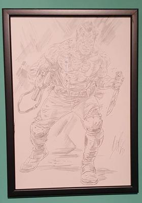 Doug Braithwaite - 9x12 Bloodshot pinup