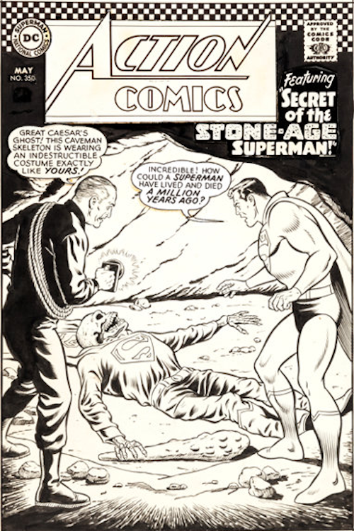 Action Comics #350 Cover Art by Curt Swan sold for $35,850. Click here to get your original art appraised.