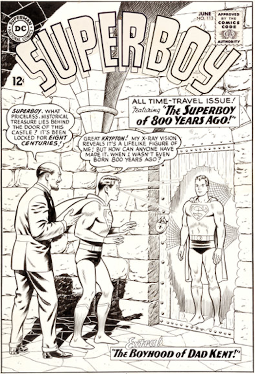Superboy #113 Cover Art by Curt Swan sold for $38,240. Click here to get your original art appraised.