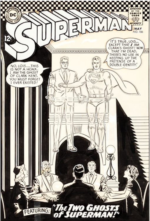 Superman #186 Cover Art by Curt Swan sold for $53,775. Click here to get your original art appraised.