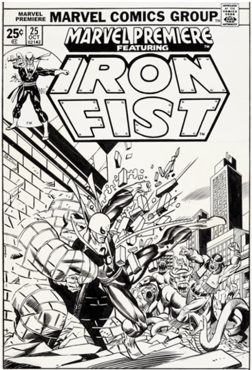 Marvel Premiere #25 Cover Art by Dan Adkins sold for $14,340. Click here to get your original art appraised.
