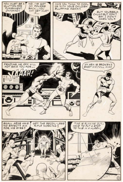 T.H.U.N.D.E.R. Agents #6 Page 13 by Dan Adkins sold for $4,800. Click here to get your original art appraised.