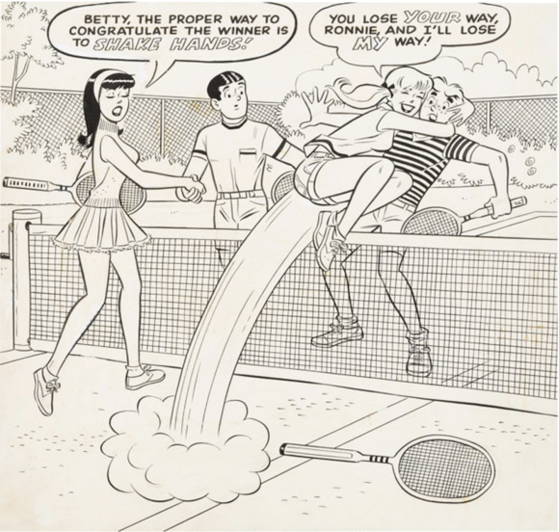 Archie's Girls Betty & Veronica #139 Cover Art by Dan Decarlo sold for $2,630. Click here to get your original art appraised.