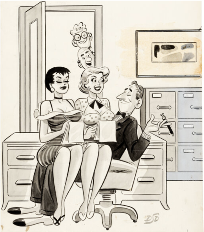 Humorama Gag Illustration by Dan Decarlo sold for $4,080. Click here to get your original art appraised.
