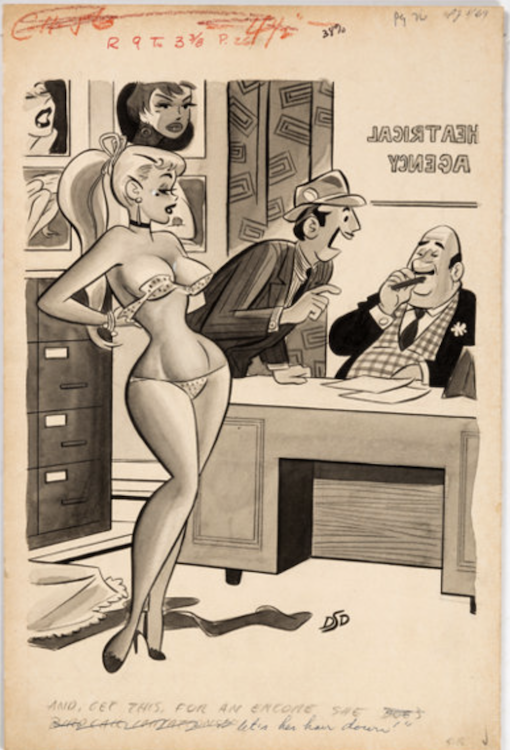 Humorama Gag Illustration by Dan Decarlo sold for $6,600. Click here to get your original art appraised.