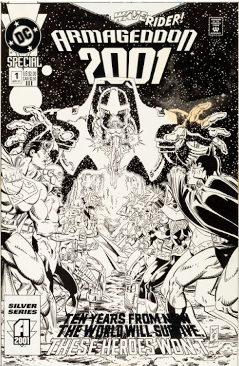 Armageddon 2001 #1 Cover Art by Dan Jugens sold for $1,670. Click here to get your original art appraised.