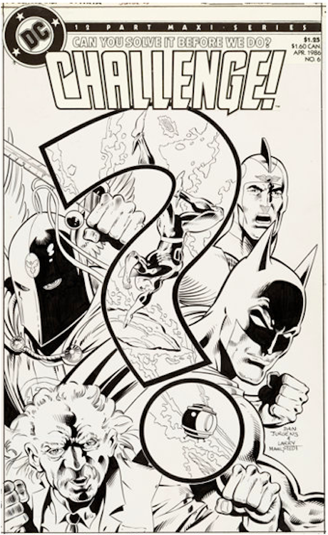 DC Challenge #6 Cover Art by Dan Jurgens sold for $2,880. Click here to get your original art appraised.