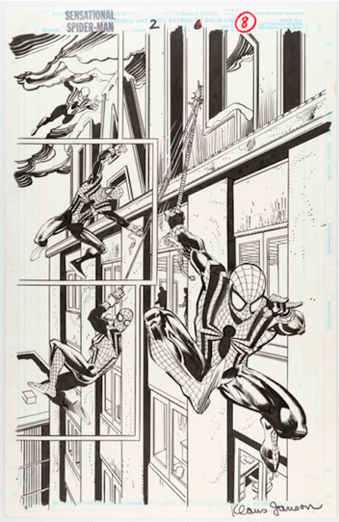 Sensational Spider-Man #2 Page 4 by Dan Jurgens sold for $1,500. Click here to get your original art appraised.